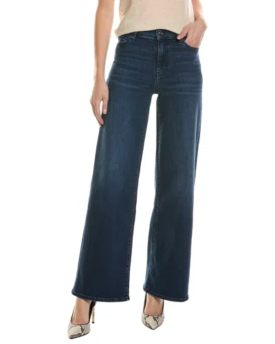 Frame Denim Le Slim Palazzo Canals Jean In Blue