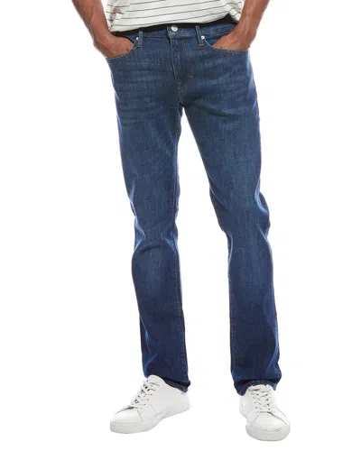 Frame L'homme Slim Jeans Dark Denim In Blue