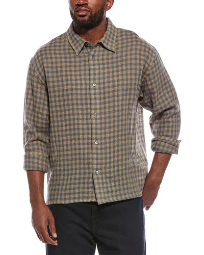Frame Denim Light Wool Shirt In Multi