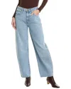Frame Denim Long Turbo Barrel Jean In Black