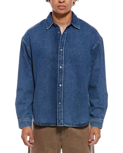 Frame Denim Relaxed Denim Shirt In Multi