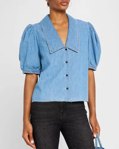 FRAME DENIM SAILOR BLOUSE