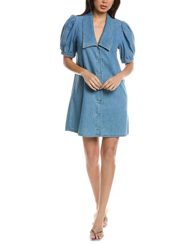 Frame Denim Sailor Dress In Blue