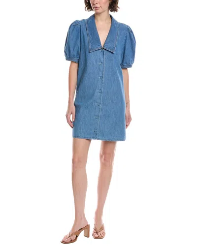Frame Denim Sailor Dress In Blue