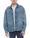 Frame Denim Shacket In Blue