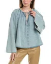 Frame Blazer  Woman Color Denim In Blue