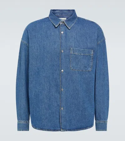 Frame Denim Shirt In Blue