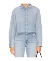 Frame Denim Shirt In Gray