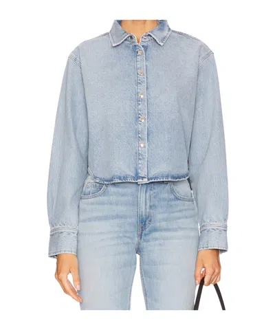 Frame Denim Shirt In Gray