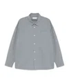 Frame Modern Button-up Shirt In Gray