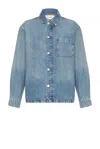 Frame Denim Shirt Jacket In Frequency