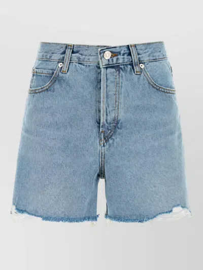 Frame Denim Shorts In Blue