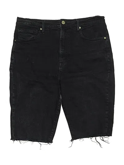 Pre-owned Frame Denim Shorts In Black