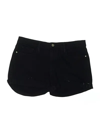 Pre-owned Frame Denim Shorts In Black