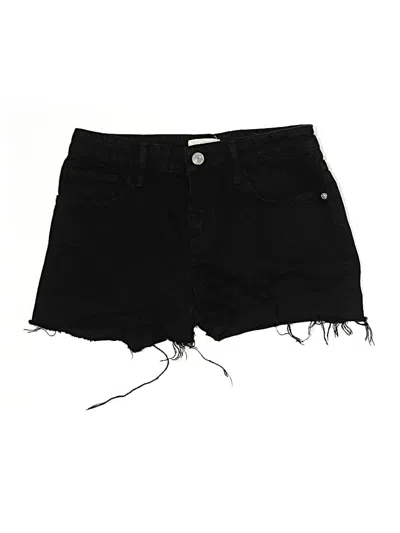 Pre-owned Frame Denim Shorts In Black