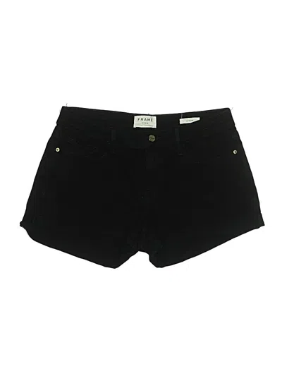 Pre-owned Frame Denim Shorts In Black