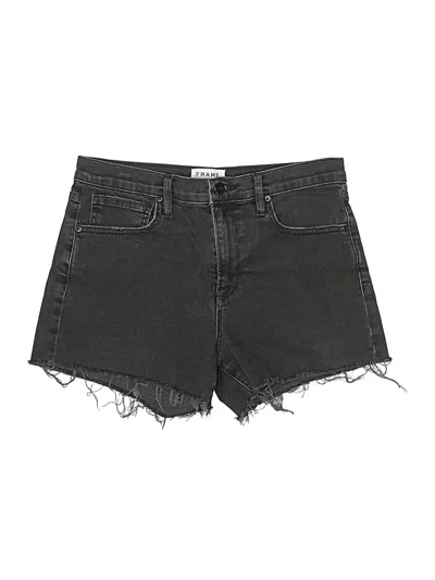 Pre-owned Frame Denim Shorts In Black