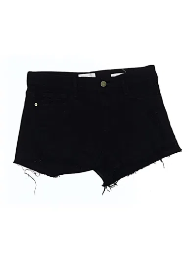 Pre-owned Frame Denim Shorts In Black