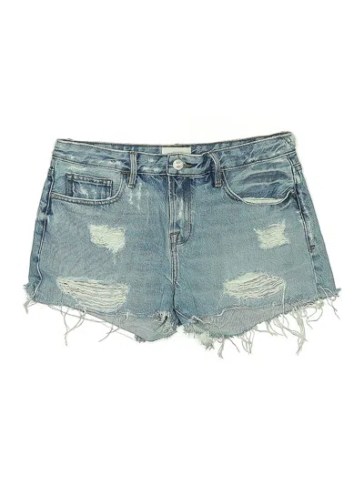 Pre-owned Frame Denim Shorts In Blue