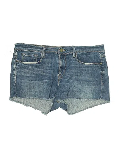 Pre-owned Frame Denim Shorts In Blue