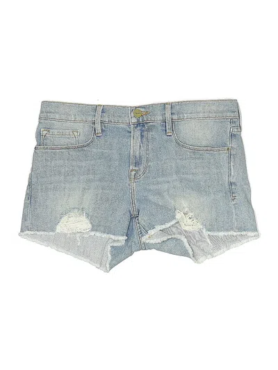 Pre-owned Frame Denim Shorts In Blue