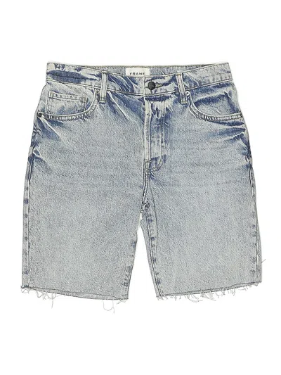 Pre-owned Frame Denim Shorts In Blue