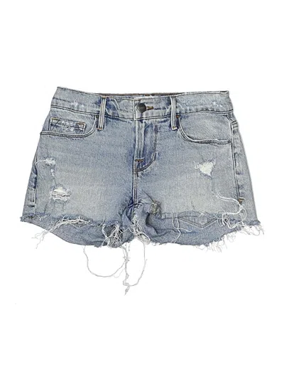 Pre-owned Frame Denim Shorts In Blue
