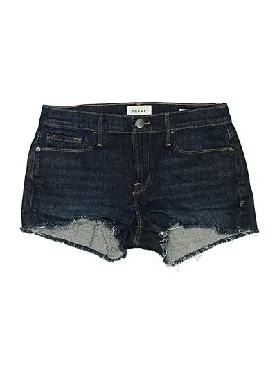 Pre-owned Frame Denim Shorts In Blue