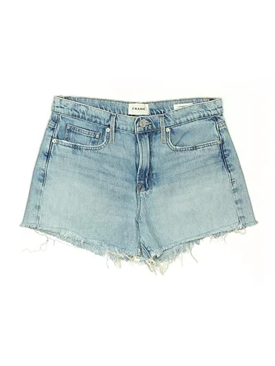 Pre-owned Frame Denim Shorts In Blue