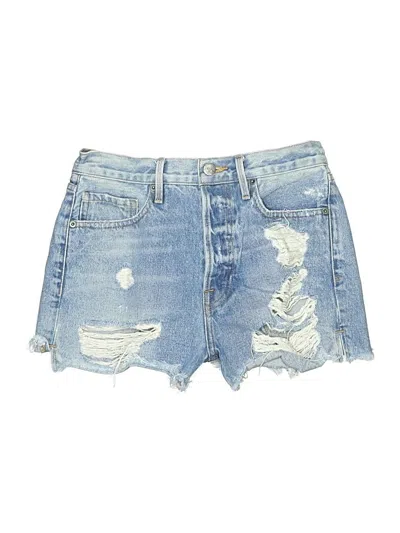 Pre-owned Frame Denim Shorts In Blue