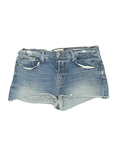 Pre-owned Frame Denim Shorts In Blue