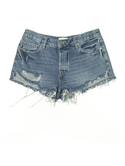 Pre-owned Frame Denim Shorts In Blue