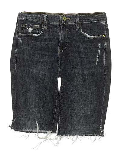 Pre-owned Frame Denim Shorts In Blue