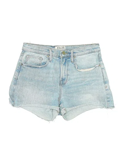 Pre-owned Frame Denim Shorts In Blue