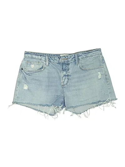 Pre-owned Frame Denim Shorts In Blue