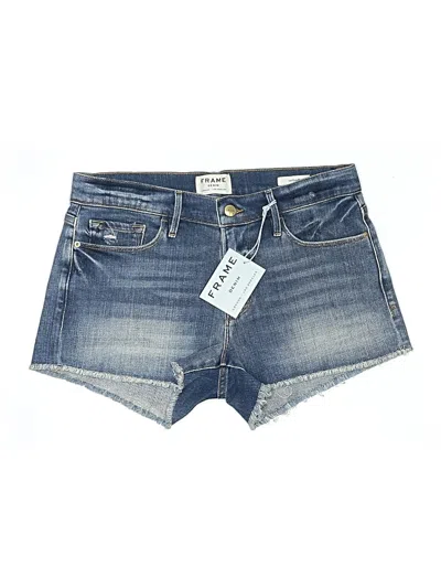 Frame Denim Shorts In Blue
