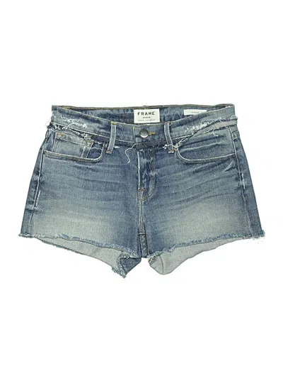 Pre-owned Frame Denim Shorts In Blue