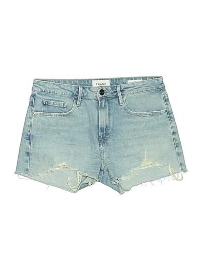 Pre-owned Frame Denim Shorts In Blue