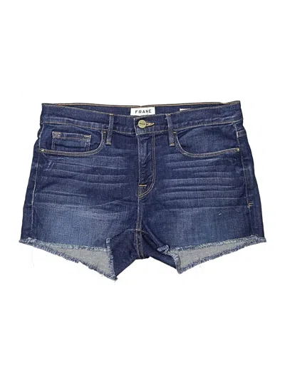 Pre-owned Frame Denim Shorts In Blue