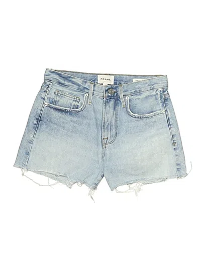 Pre-owned Frame Denim Shorts In Blue
