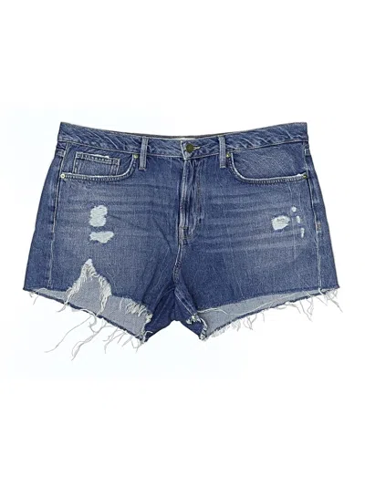 Pre-owned Frame Denim Shorts In Blue