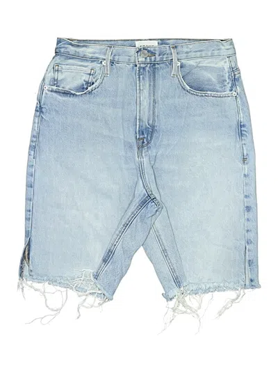 Pre-owned Frame Denim Shorts In Blue