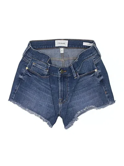Pre-owned Frame Denim Shorts In Blue