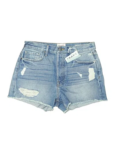 Pre-owned Frame Denim Shorts In Blue