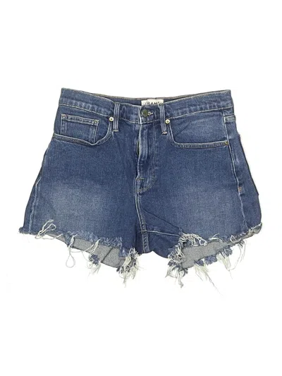 Pre-owned Frame Denim Shorts In Blue