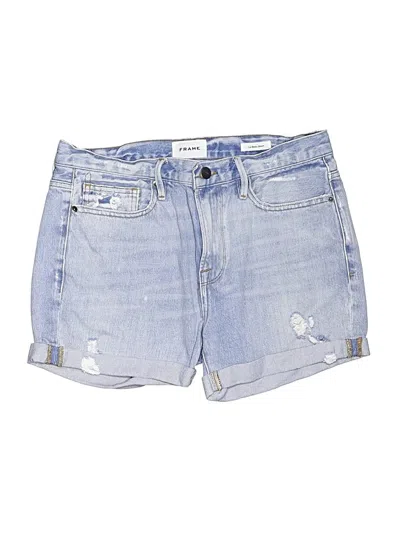 Pre-owned Frame Denim Shorts In Blue