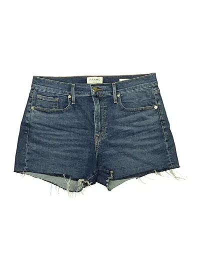 Pre-owned Frame Denim Shorts In Blue
