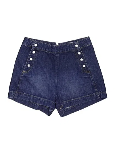 Frame Denim Shorts In Blue