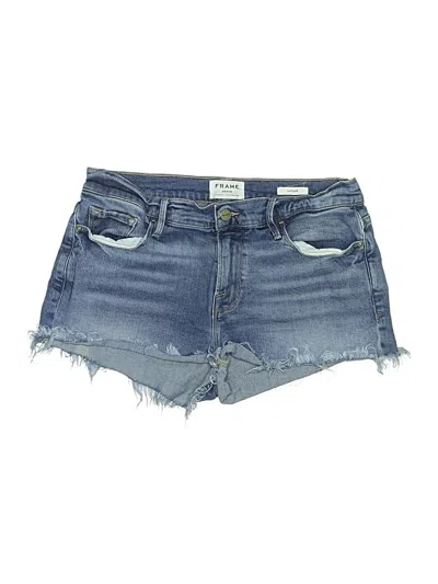Pre-owned Frame Denim Shorts In Blue