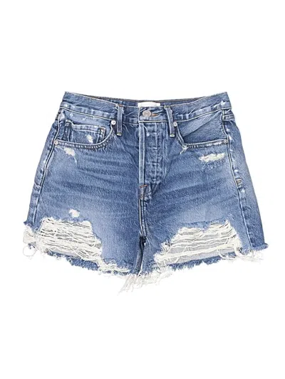 Pre-owned Frame Denim Shorts In Blue